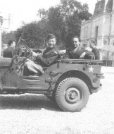 At the wheel in uniform