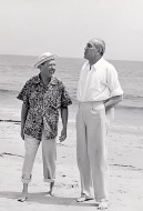 At Malibu Beach with Gregor Piatigorsky At Malibu Beach with Gregor Piatigorsky