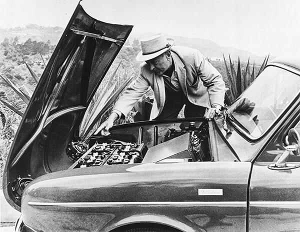 Heifetz with his 60sera custom batterypowered car