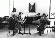 May 1978 with Yukiko Kamei, Ayke Agus, Sherry Kloss, ,and Jeffrey Solow
