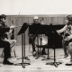 Rehearsing with Piatigorsky and students Christiaan Bor, Sheila Reinhold, and Yukiko Kamei